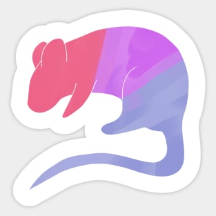 Bi Rat Pride Sticker